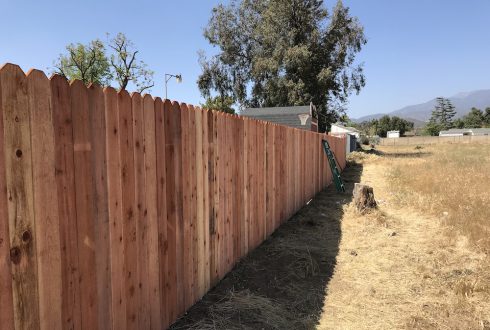 Wood Fence Installation