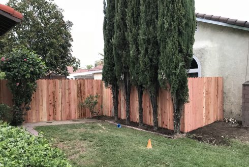 Wood Fence Installation