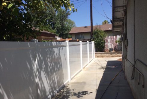 Vinyl Fence Install